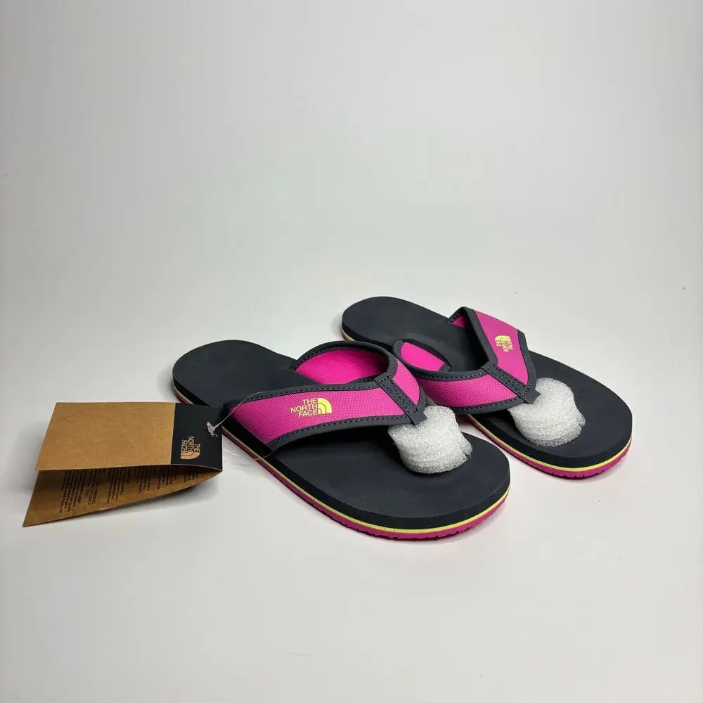 The North Face Youth Base Camp Flip Flops, Vanadis Grey/Linaria Pink
